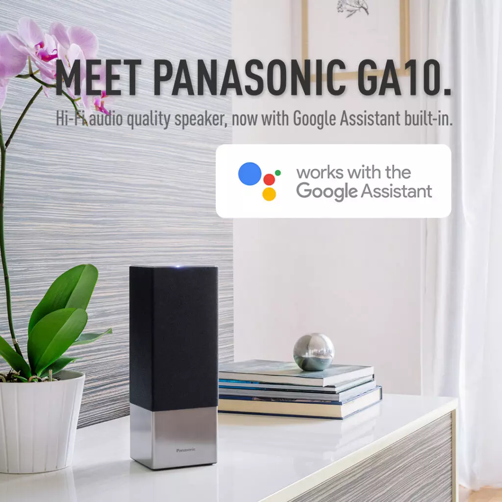 Orders panasonic google assistant speaker